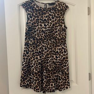 NY&Co shift dress XL leopard print with pockets!